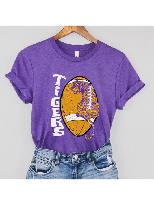 Laces Out LSU Tigers Football Gameday Tee