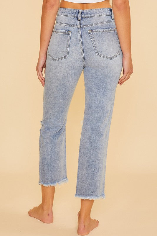 High Rise Straight Jean