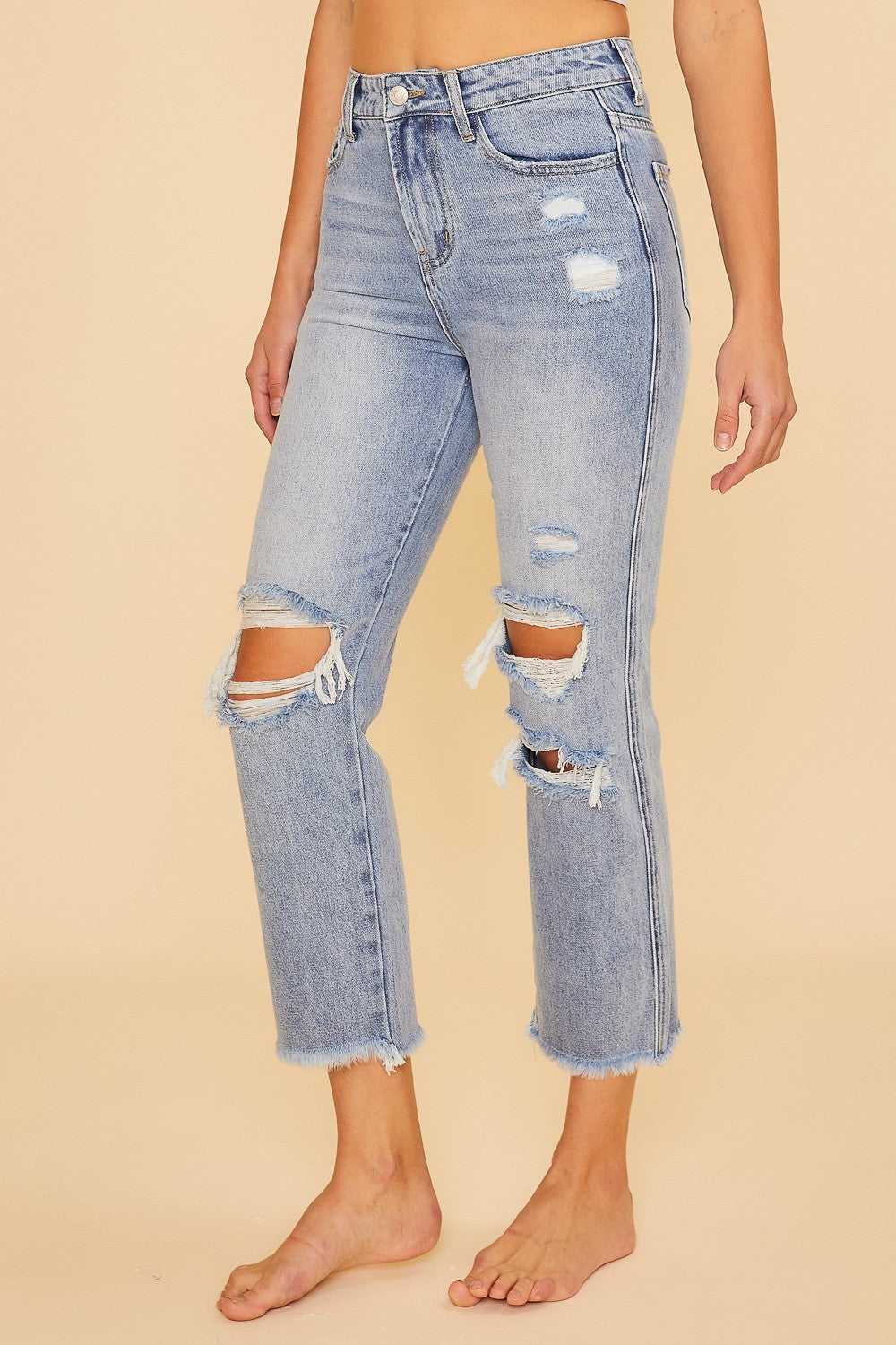 High Rise Straight Jean